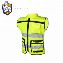 High visibility cheap police traffic security guard reflective vest motorcycle Reflective molle Safety Vest UPF